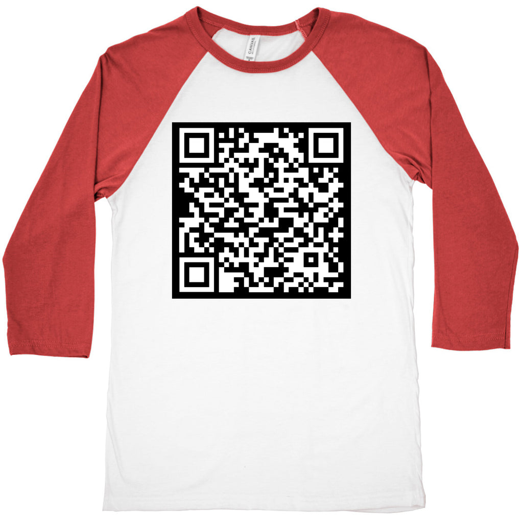 Fuck Trump Secret QR Code Baseball Tee