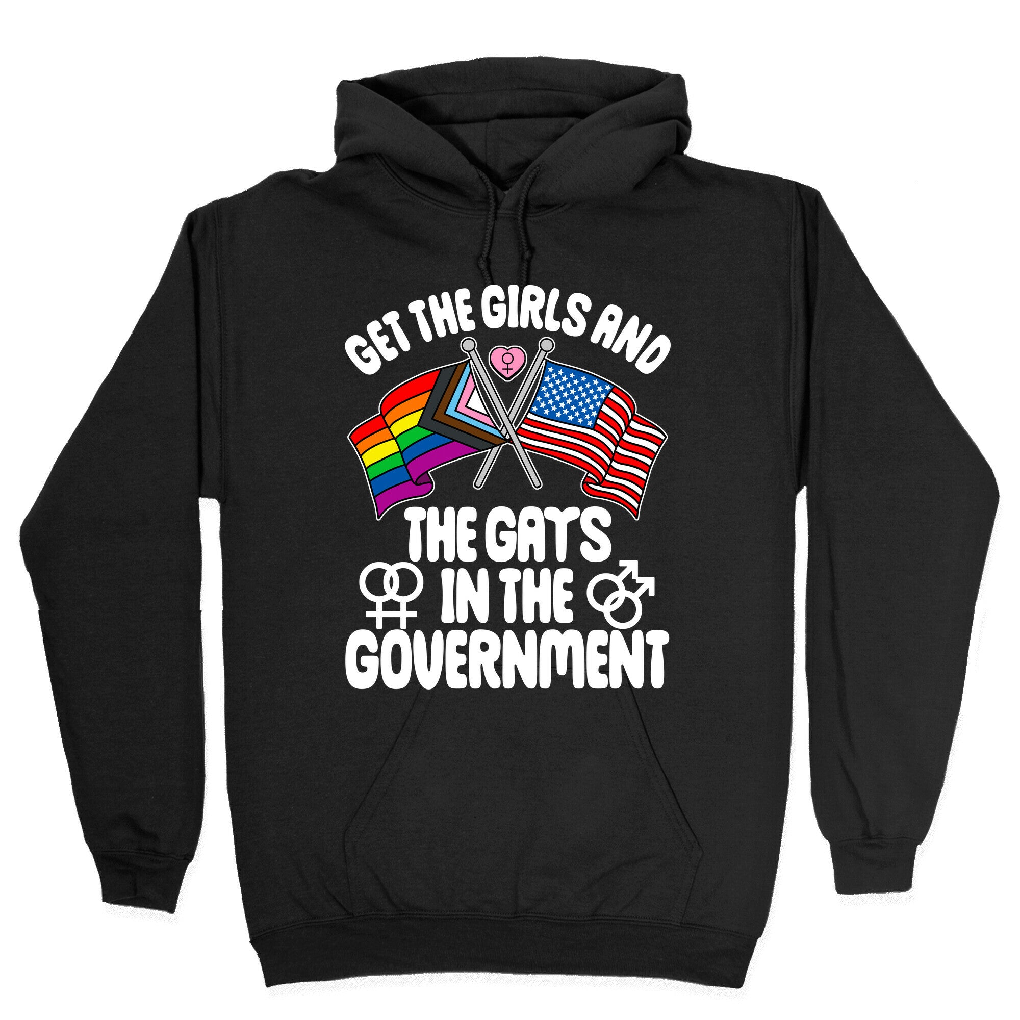Get The Girls and The Gays In The Government Hoodie