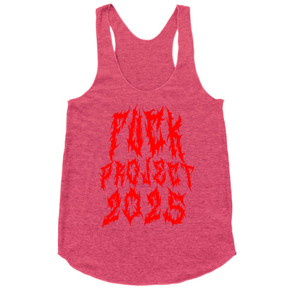 Fuck Project 2025 Racerback Tank