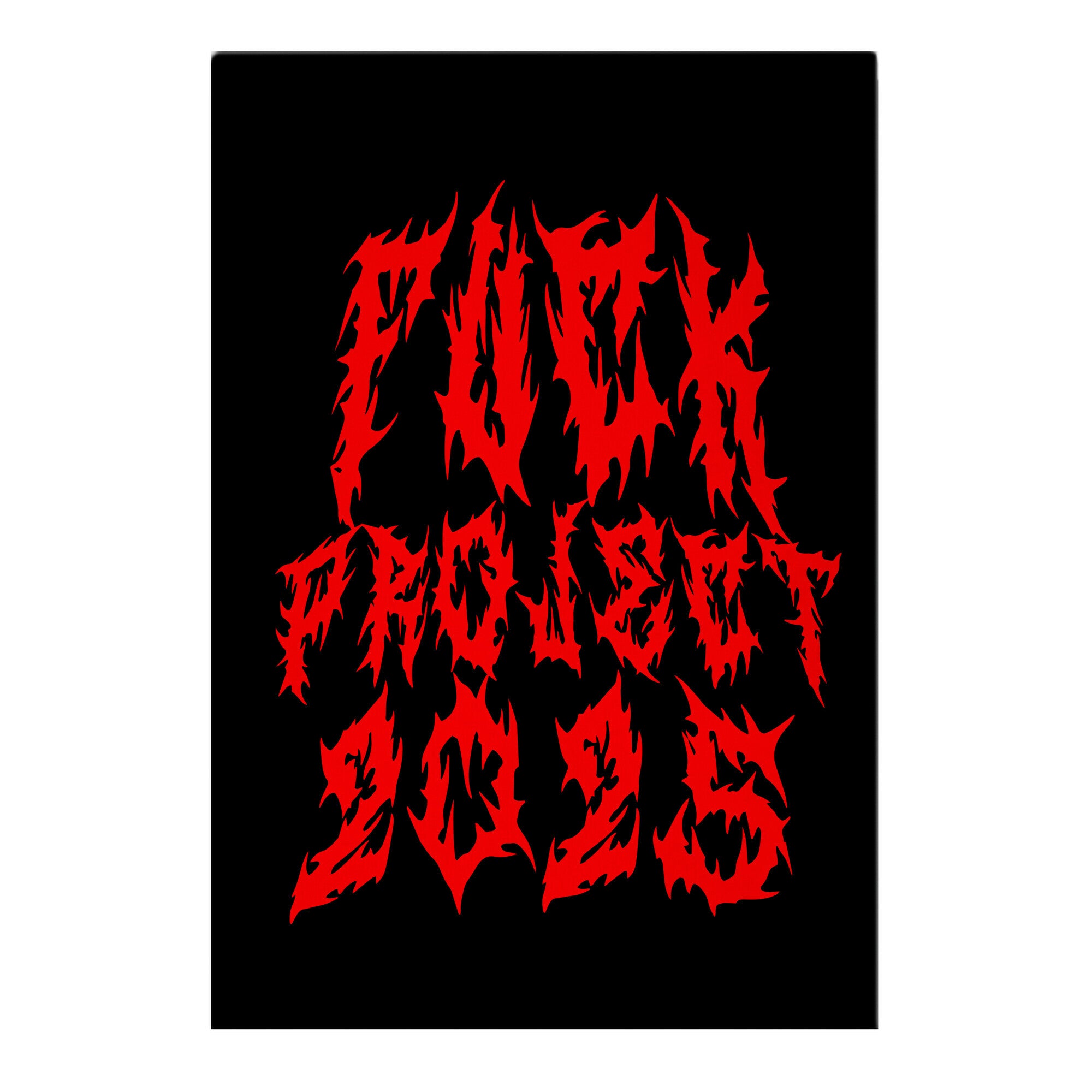 Fuck Project 2025 Garden Flag