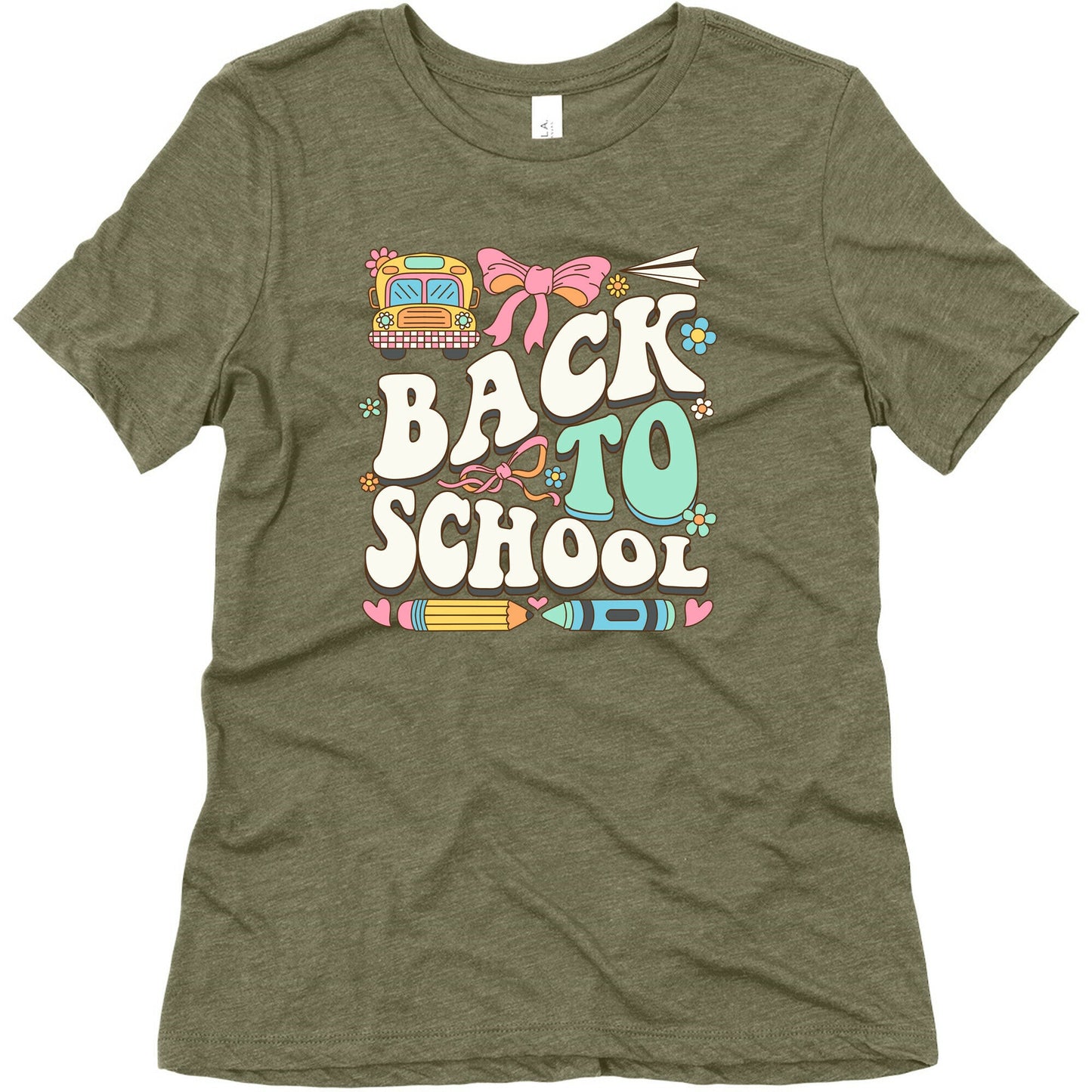 Back To School Womens Triblend Tee