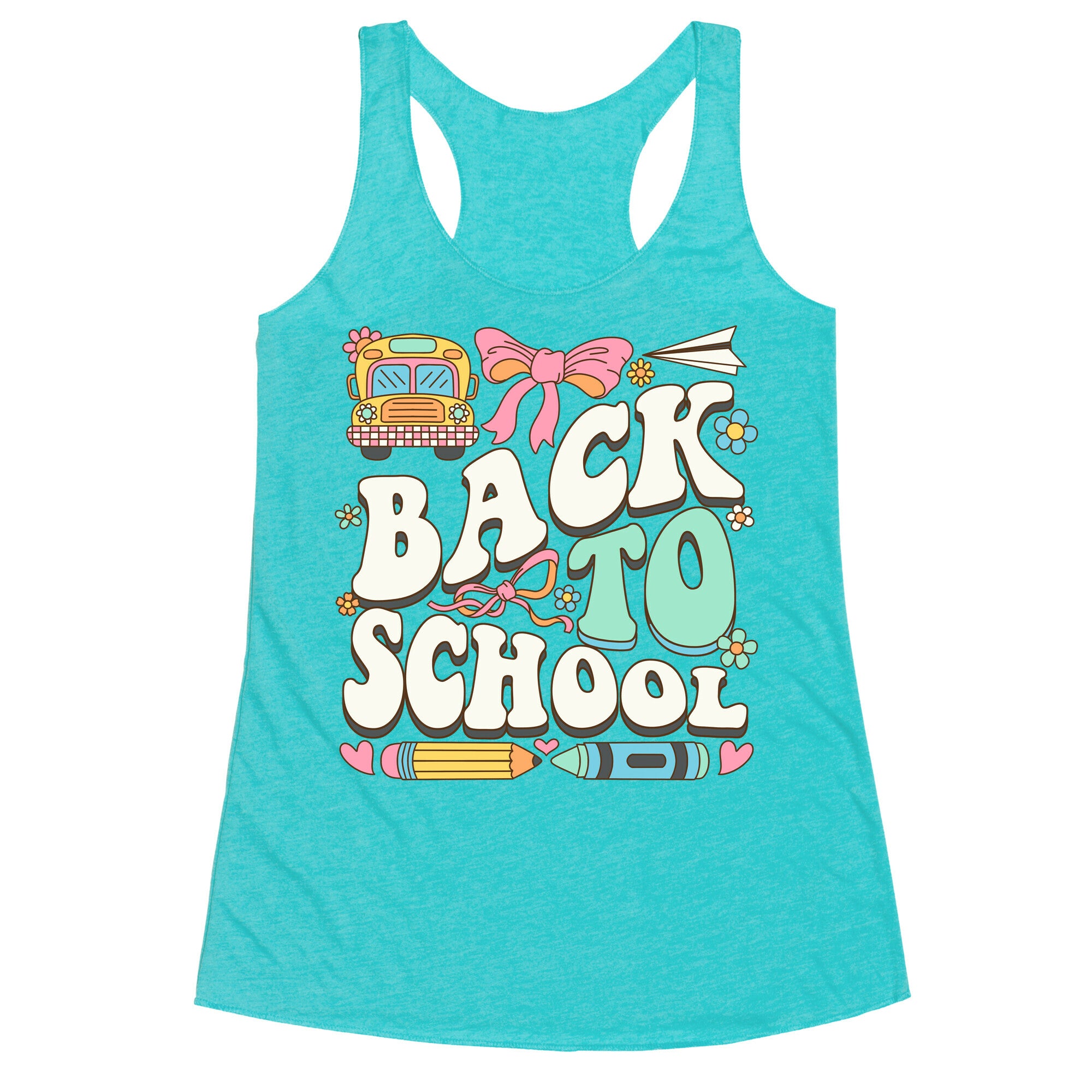 Back To School Racerback Tank