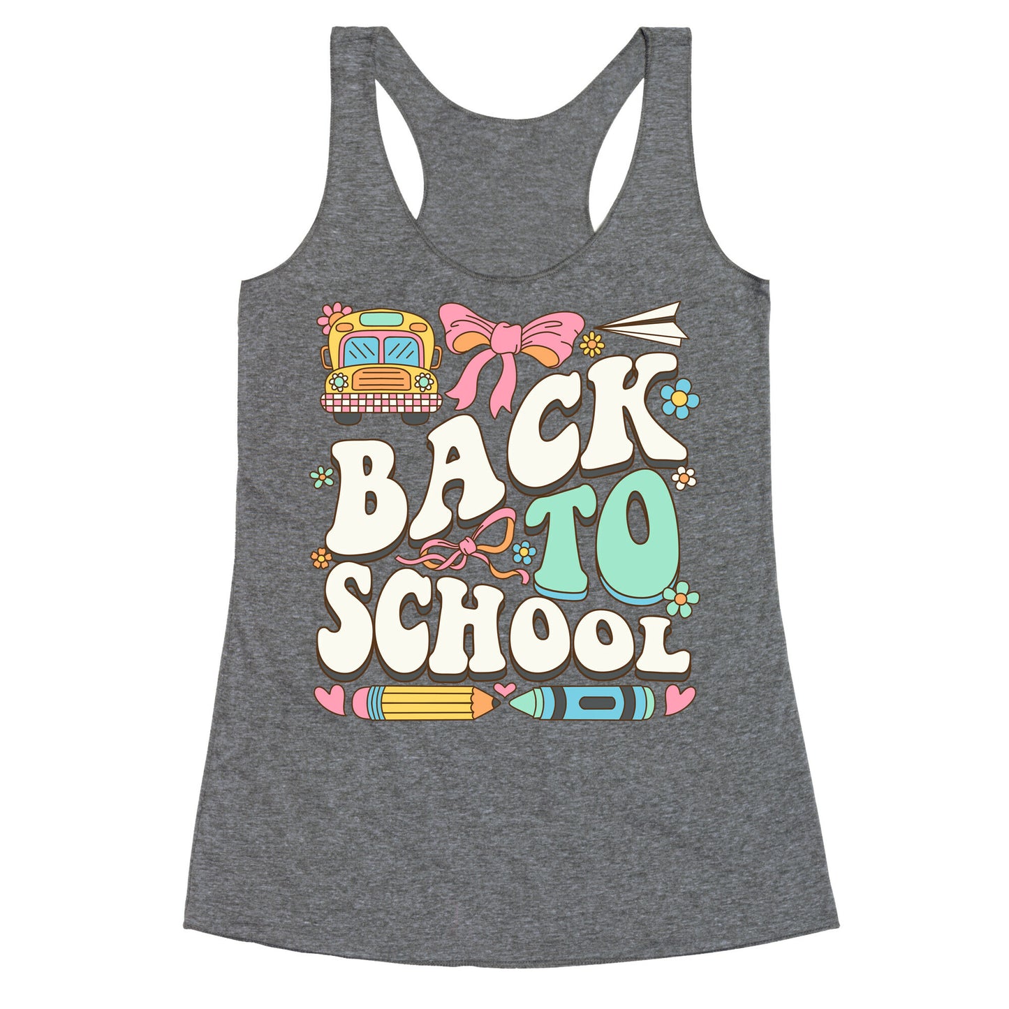 Back To School Racerback Tank