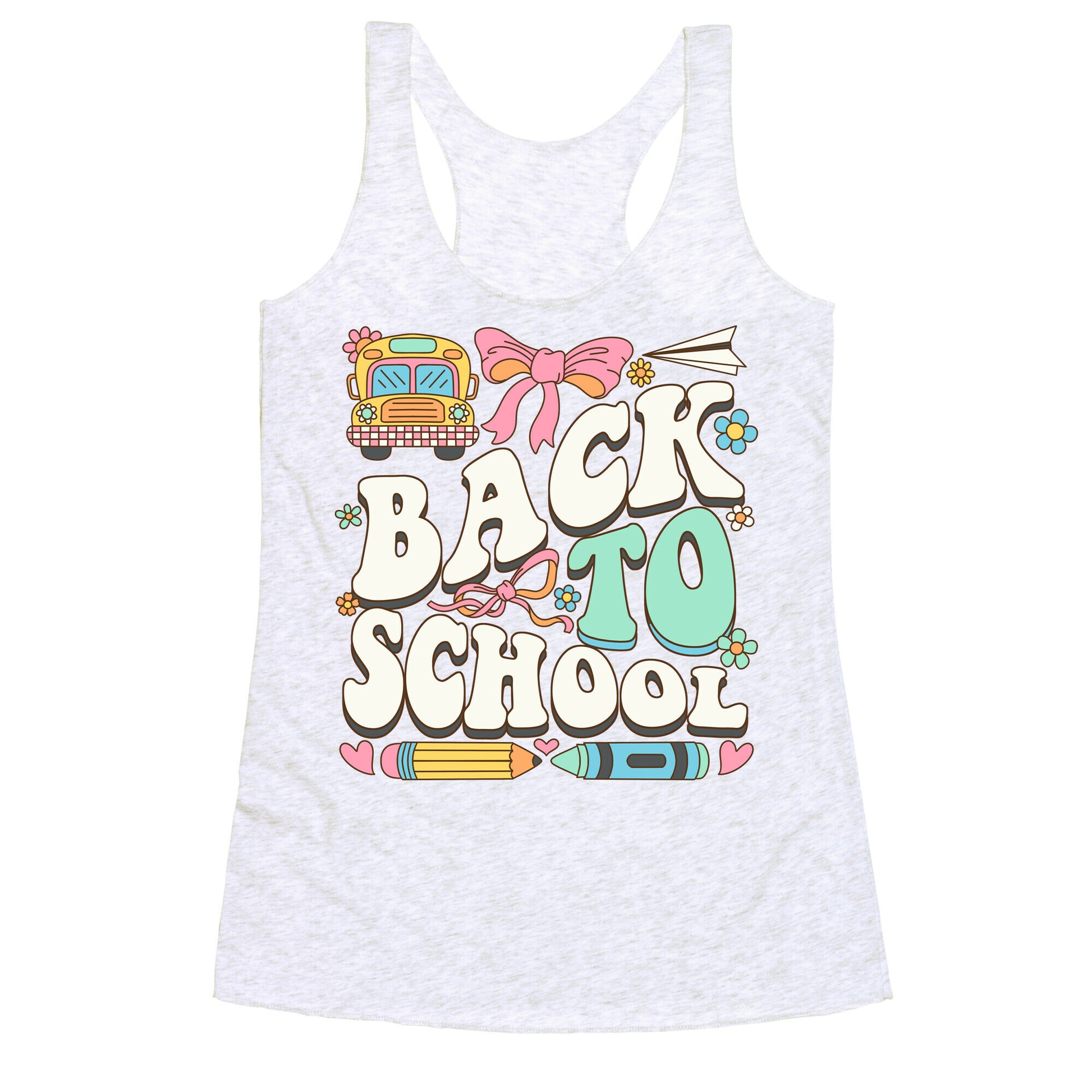 Back To School Racerback Tank