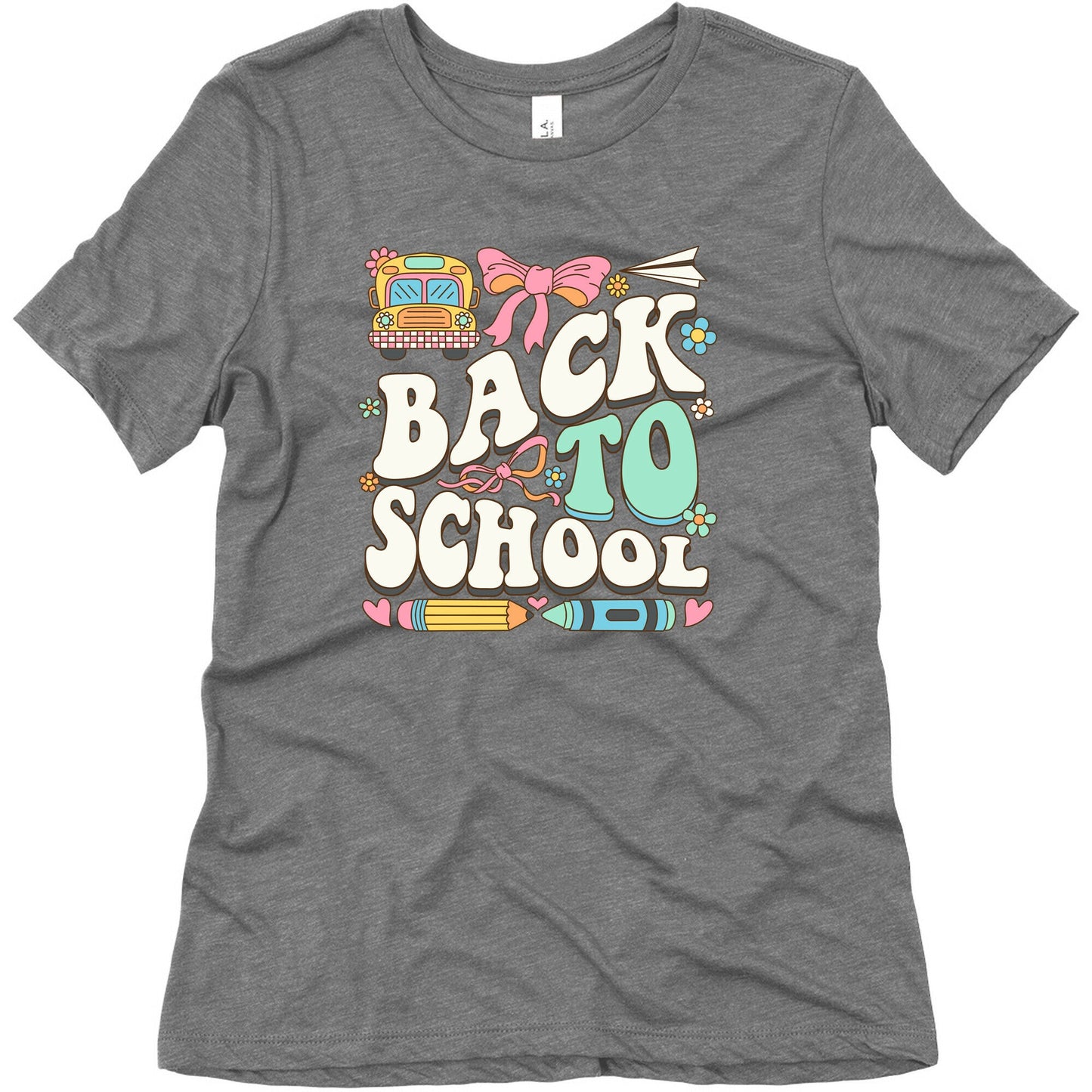 Back To School Womens Triblend Tee