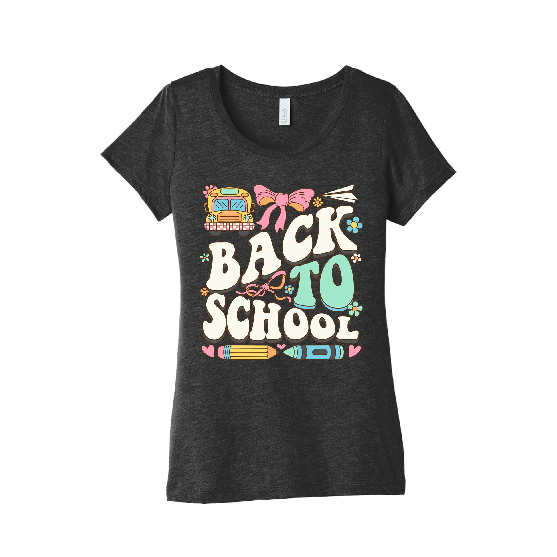 Back To School Womens Triblend Tee