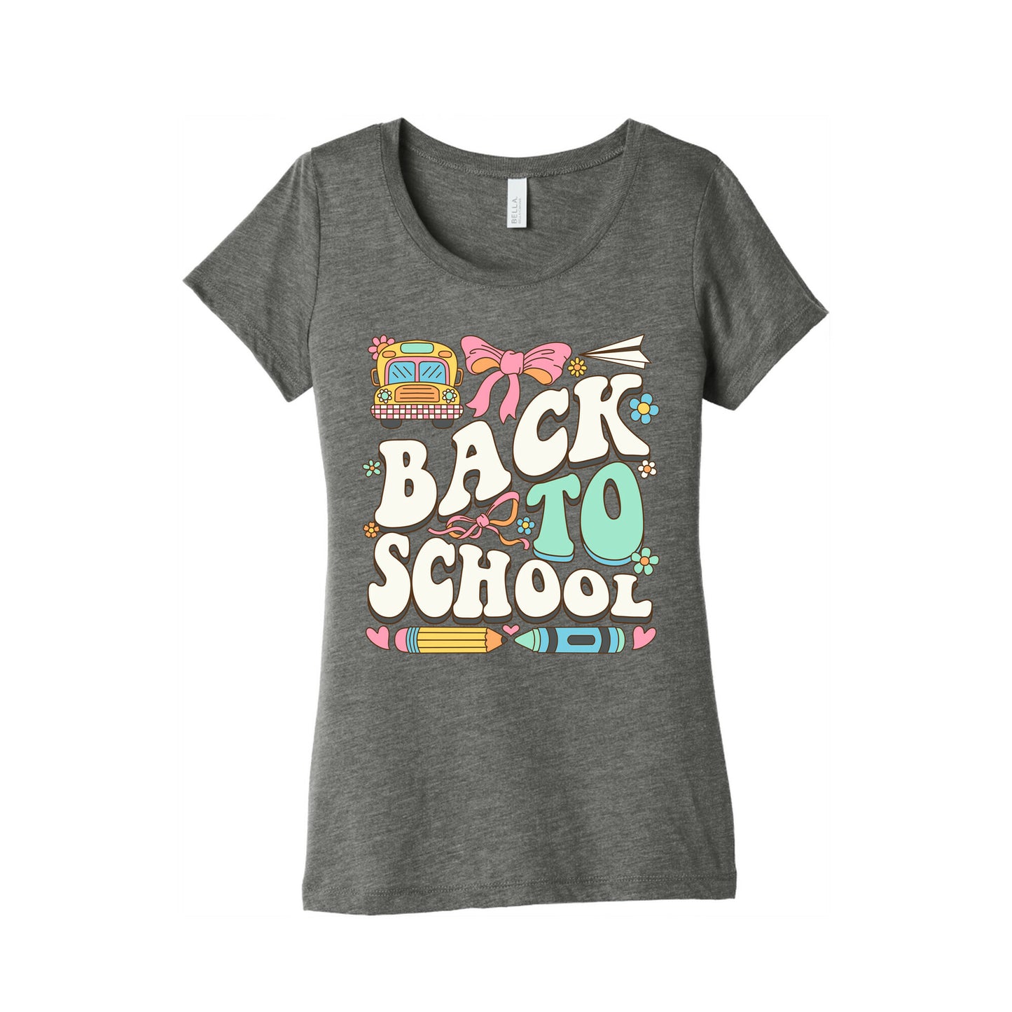 Back To School Womens Triblend Tee