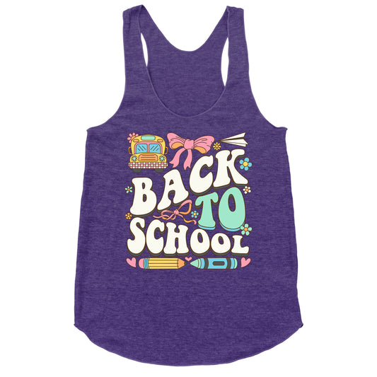Back To School Racerback Tank