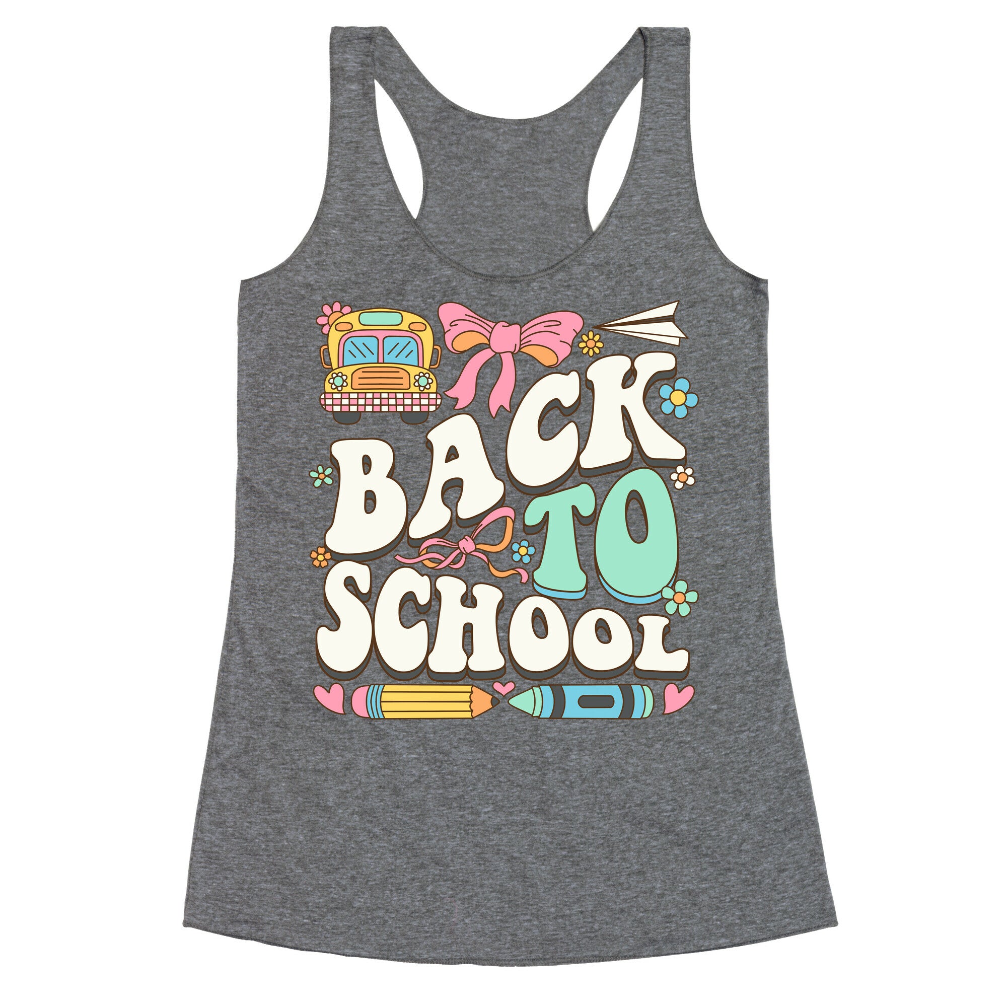 Back To School Racerback Tank