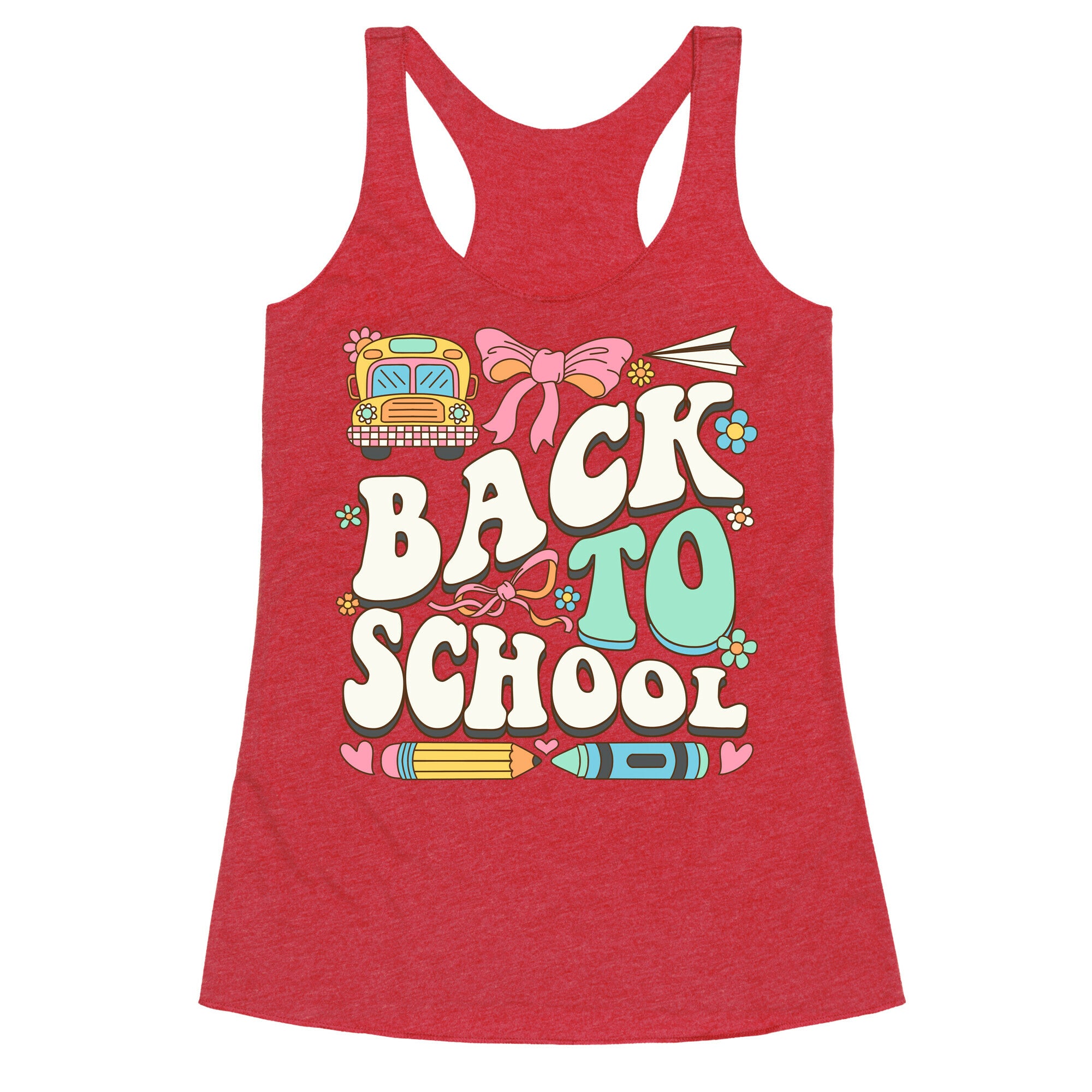 Back To School Racerback Tank