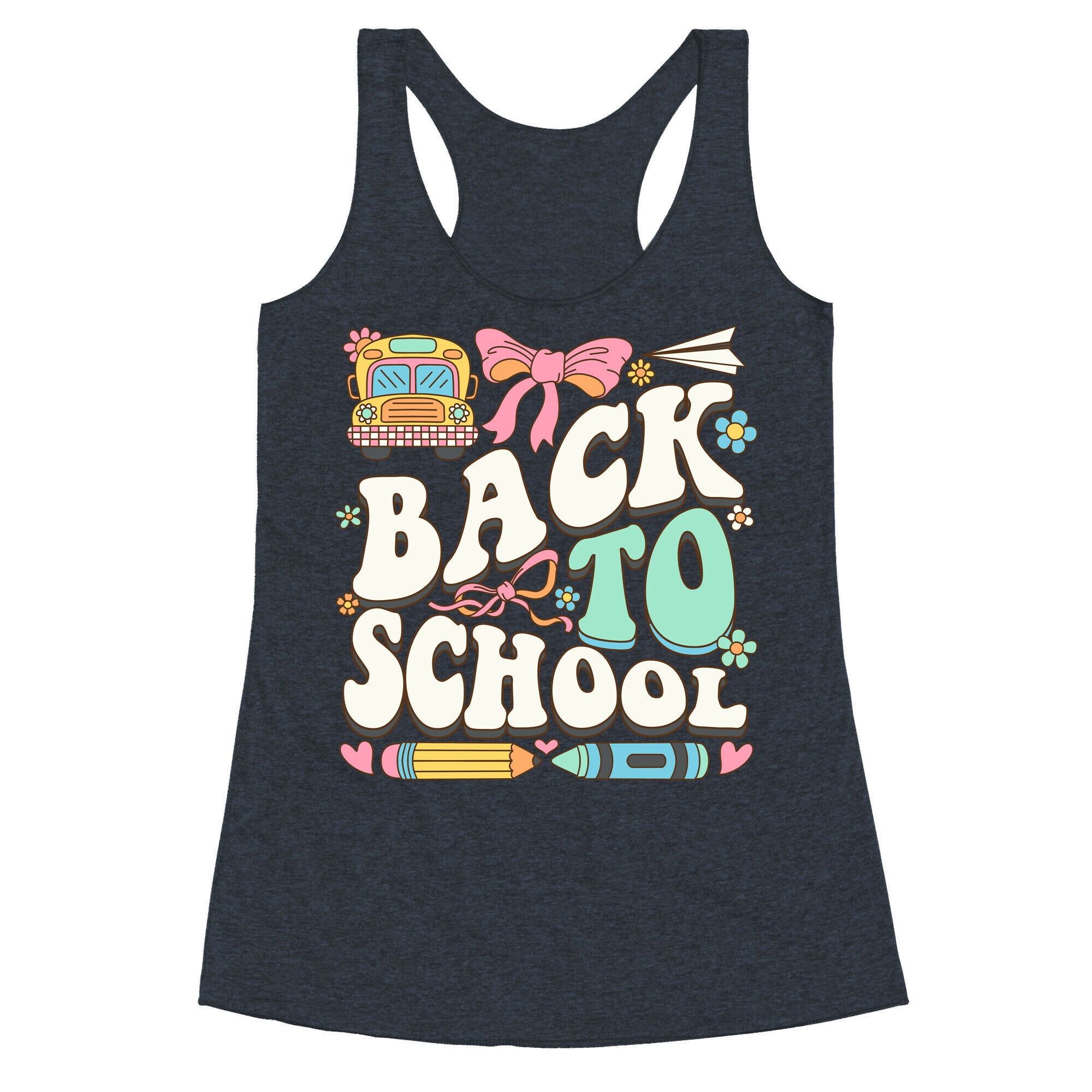 Back To School Racerback Tank