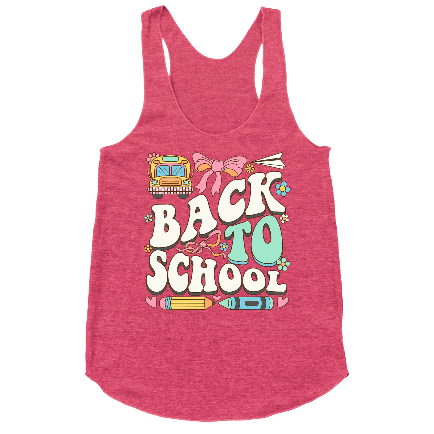 Back To School Racerback Tank