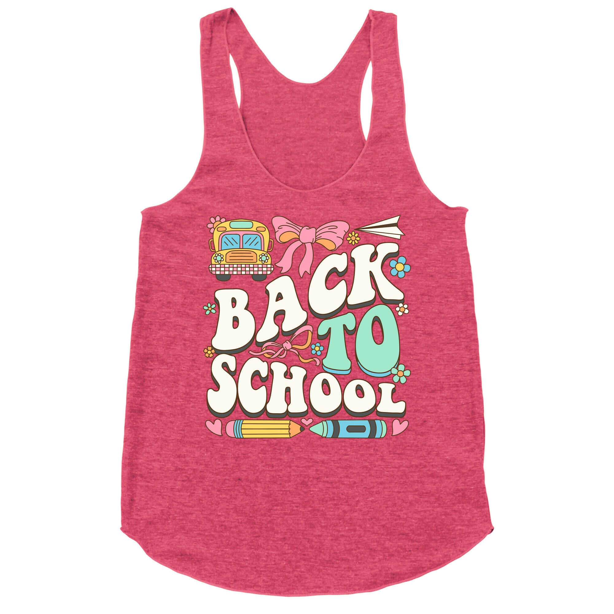 Back To School Racerback Tank