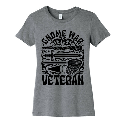 Gnome War Veteran Womens Cotton Tee