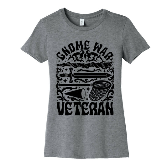 Gnome War Veteran Womens Cotton Tee
