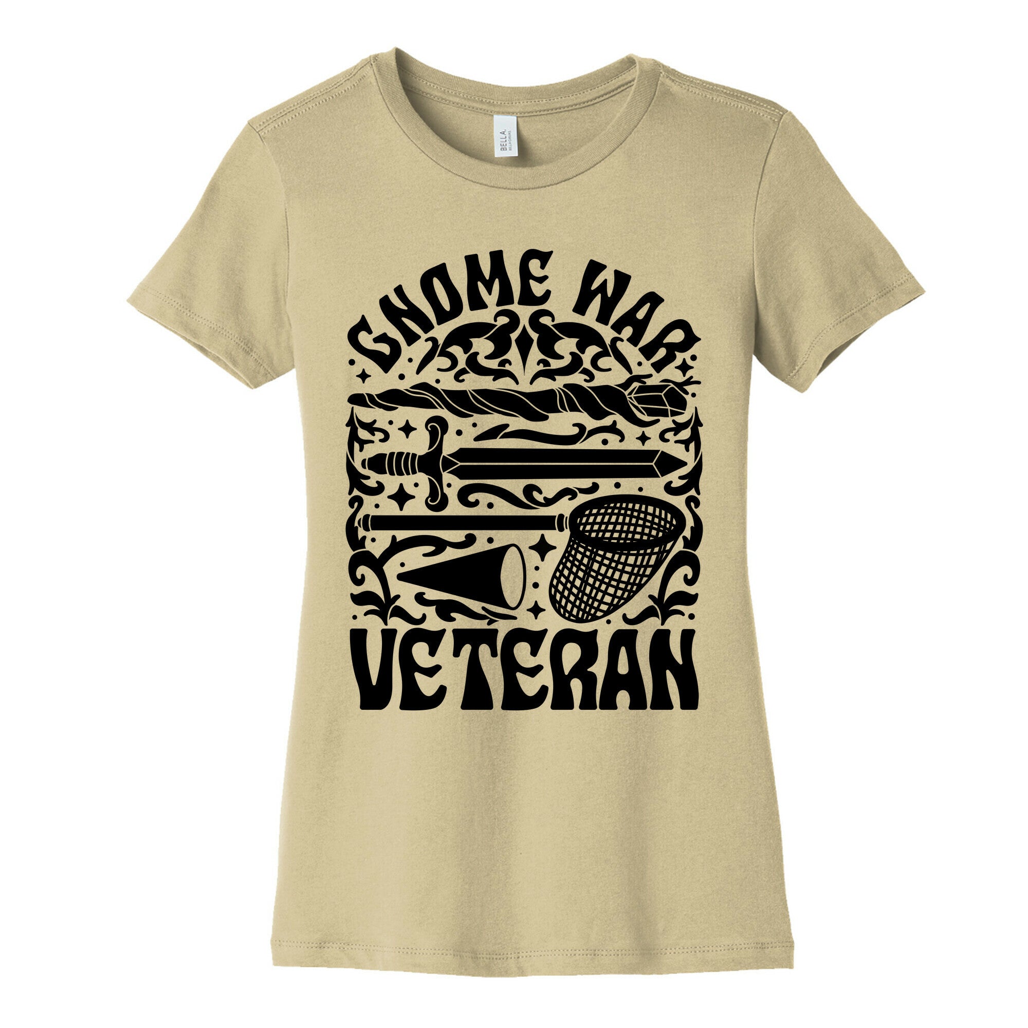 Gnome War Veteran Womens Cotton Tee