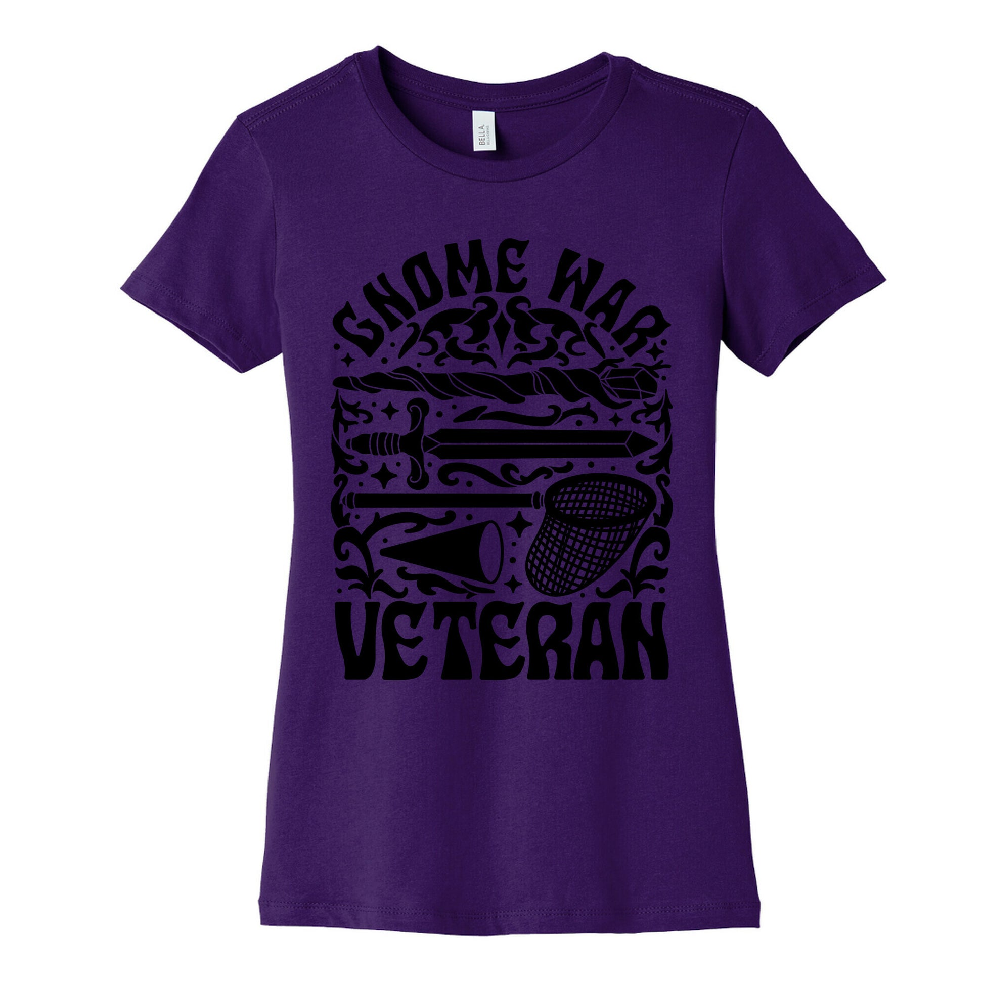 Gnome War Veteran Womens Cotton Tee