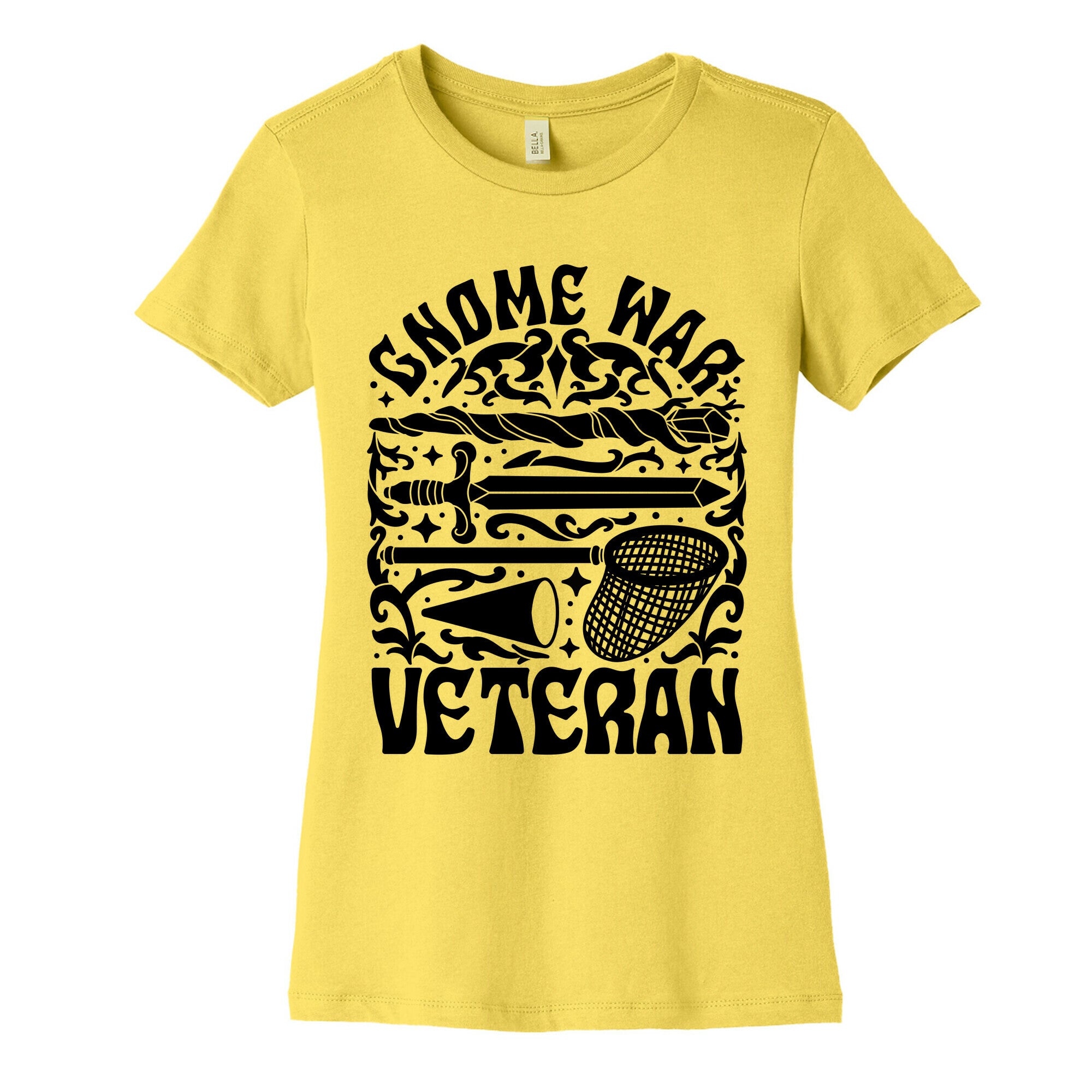 Gnome War Veteran Womens Cotton Tee
