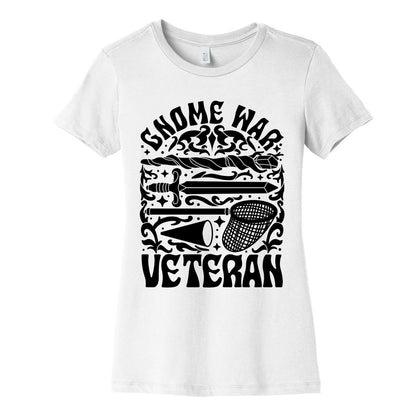 Gnome War Veteran Womens Cotton Tee