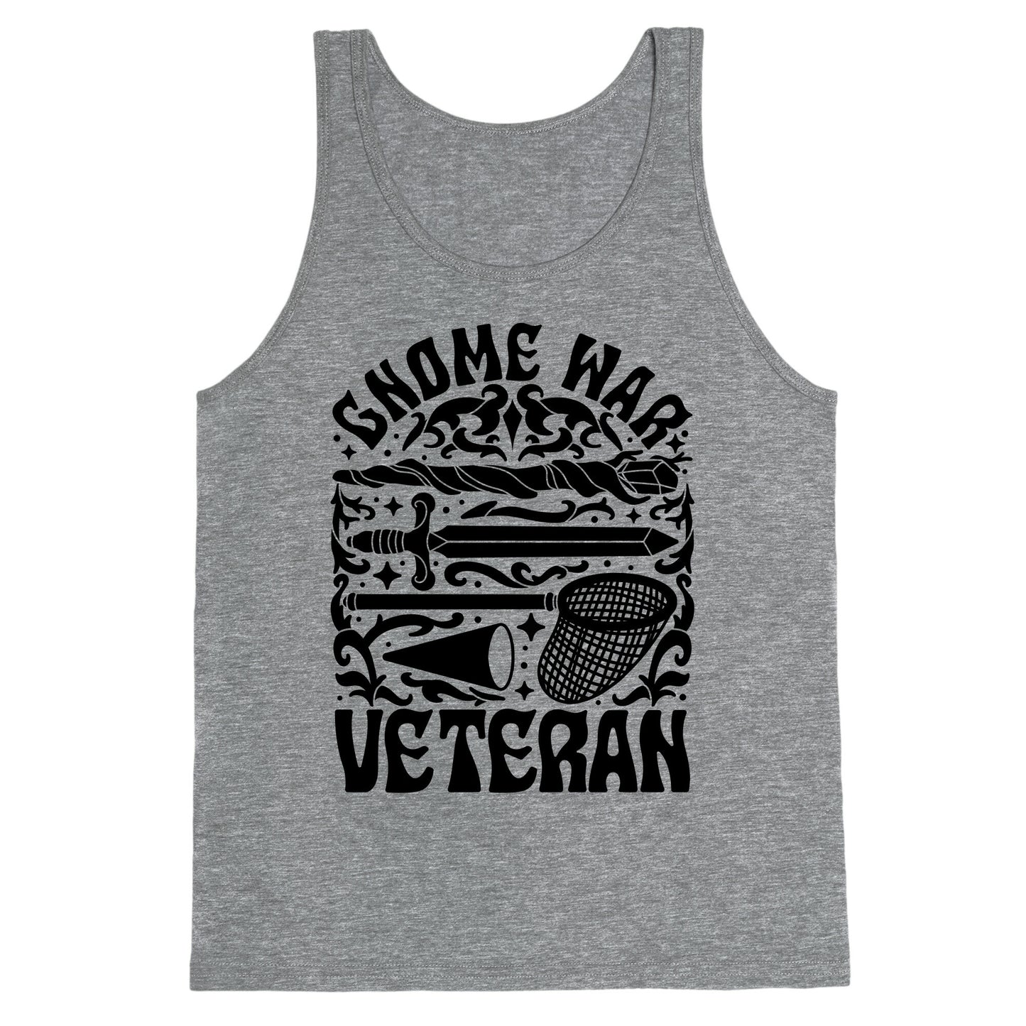 Gnome War Veteran Tank Top