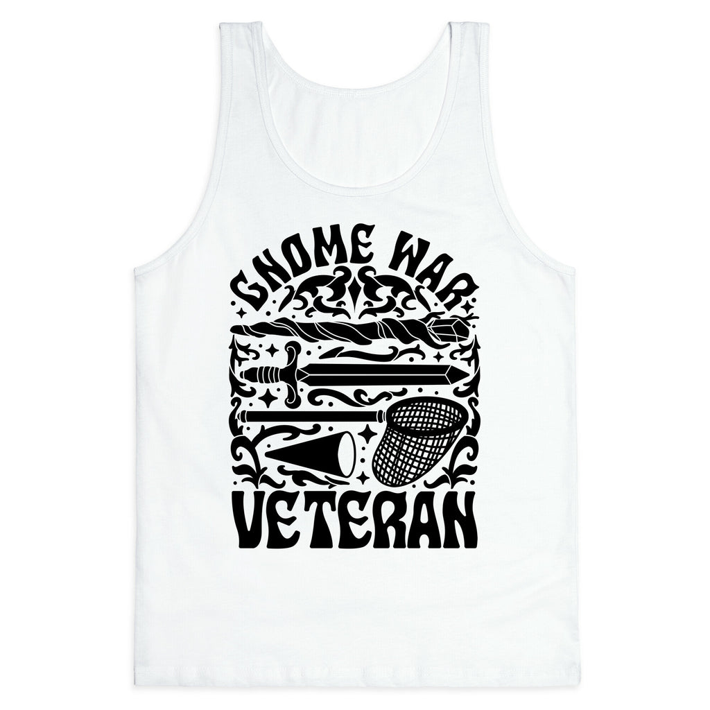 Gnome War Veteran Tank Top