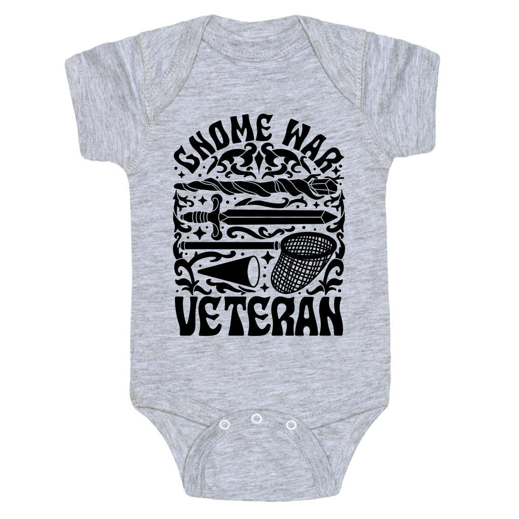 Gnome War Veteran Baby One-Piece
