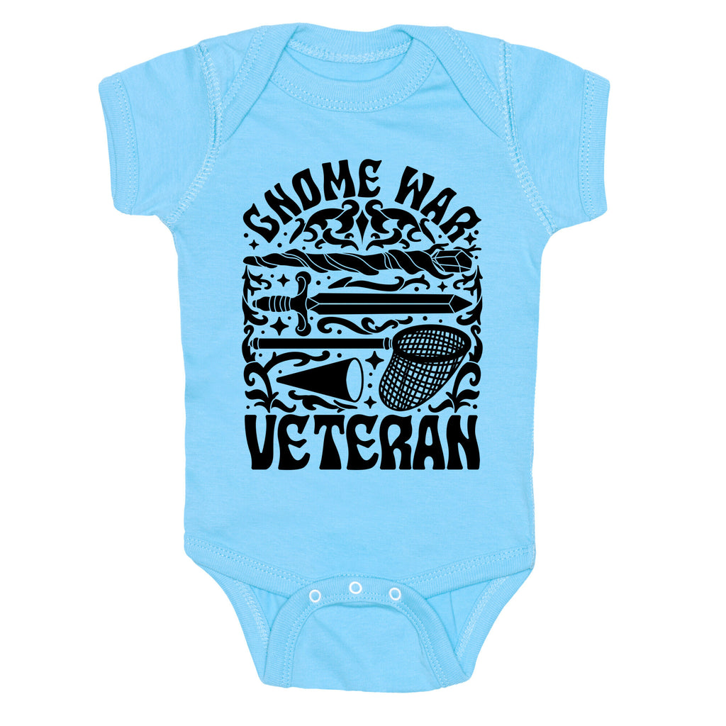 Gnome War Veteran Baby One-Piece