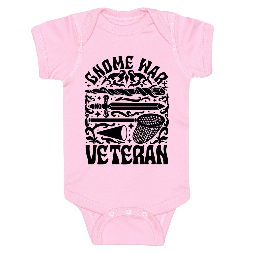 Gnome War Veteran Baby One-Piece