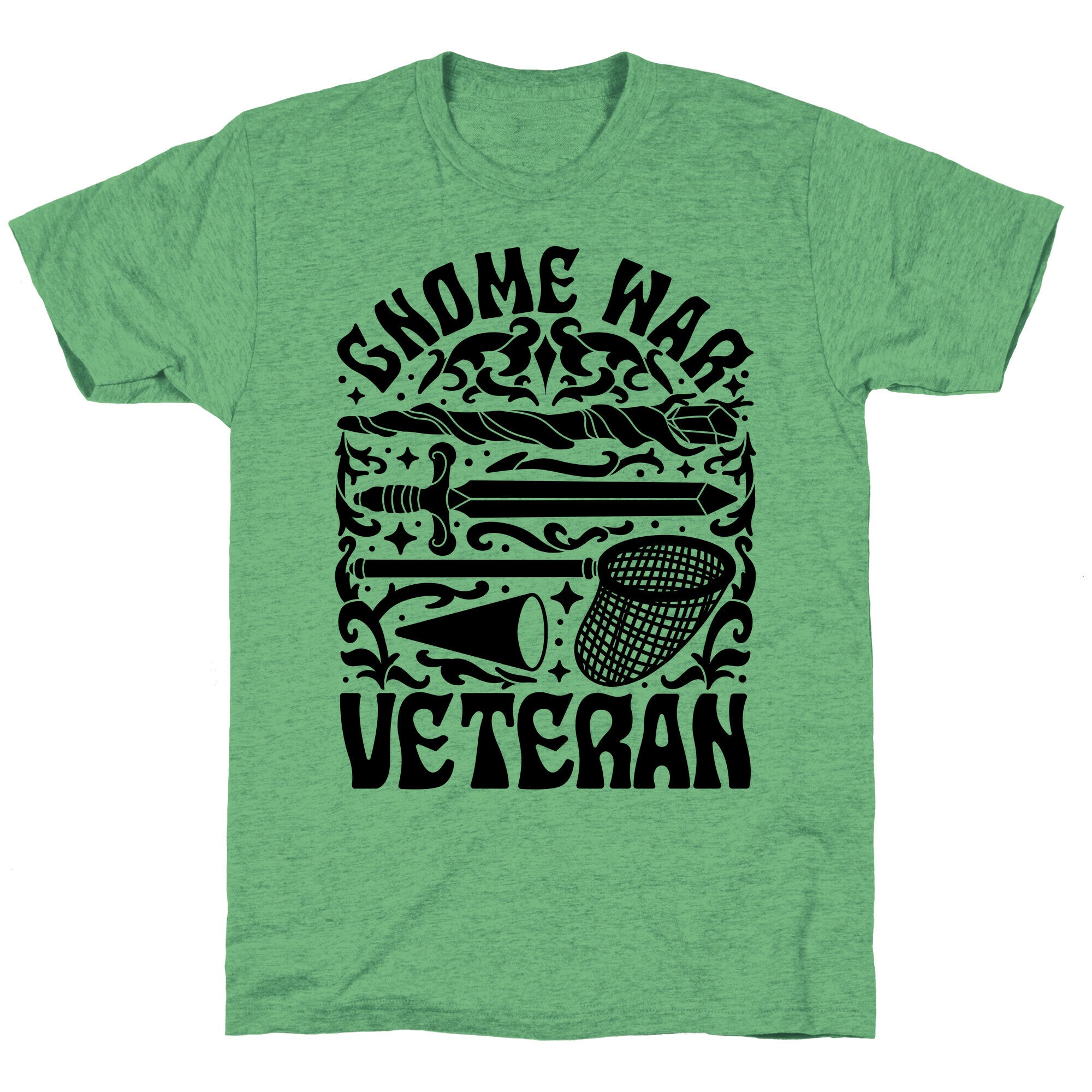 Gnome War Veteran Unisex Triblend Tee