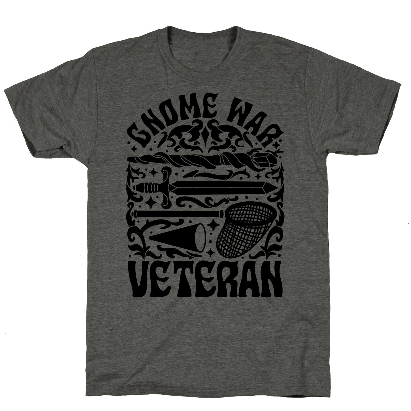 Gnome War Veteran Unisex Triblend Tee