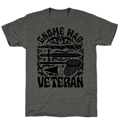Gnome War Veteran Unisex Triblend Tee