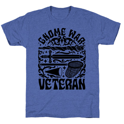Gnome War Veteran Unisex Triblend Tee