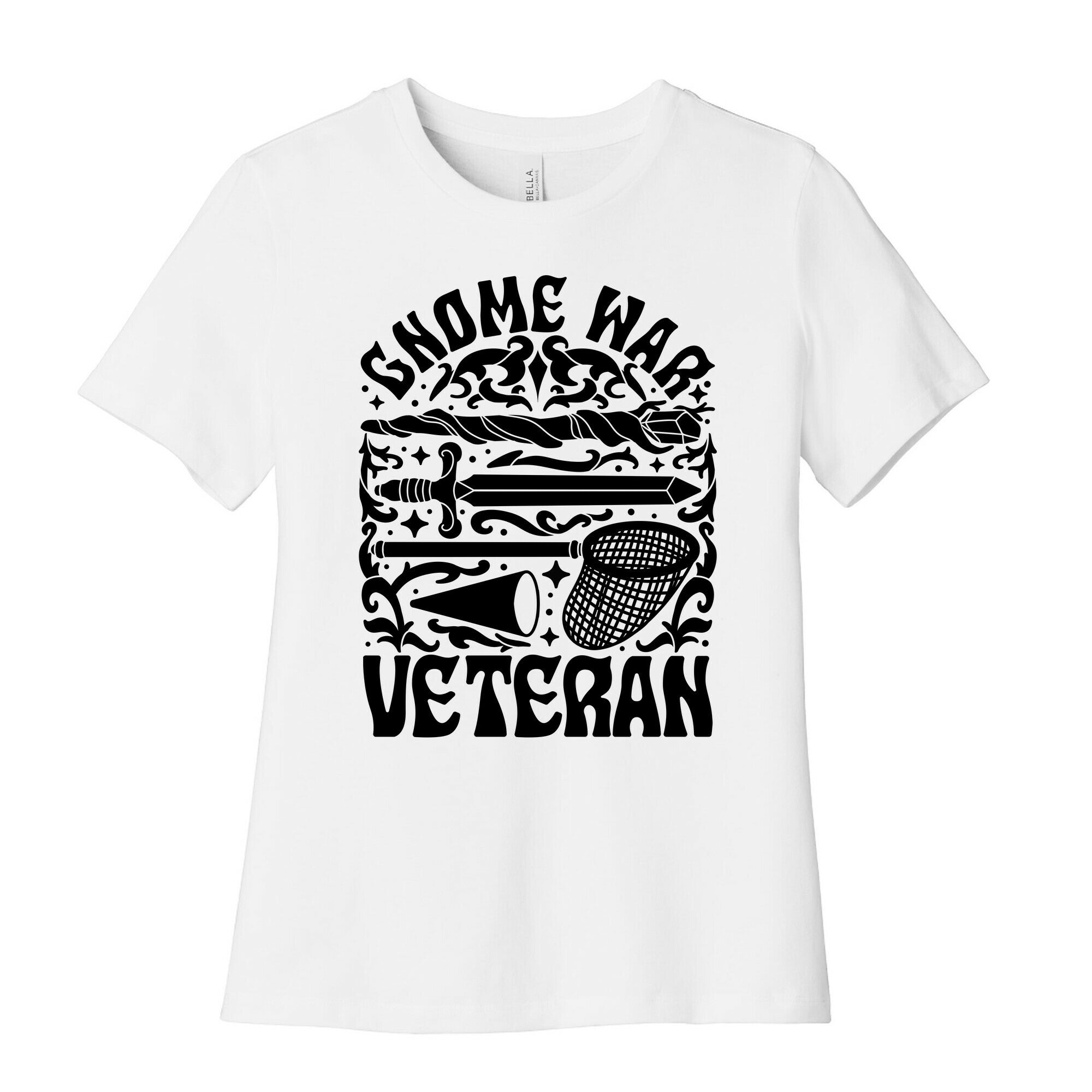 Gnome War Veteran Womens Cotton Tee