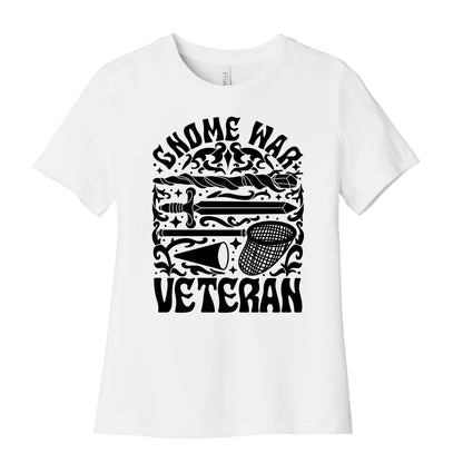 Gnome War Veteran Womens Cotton Tee