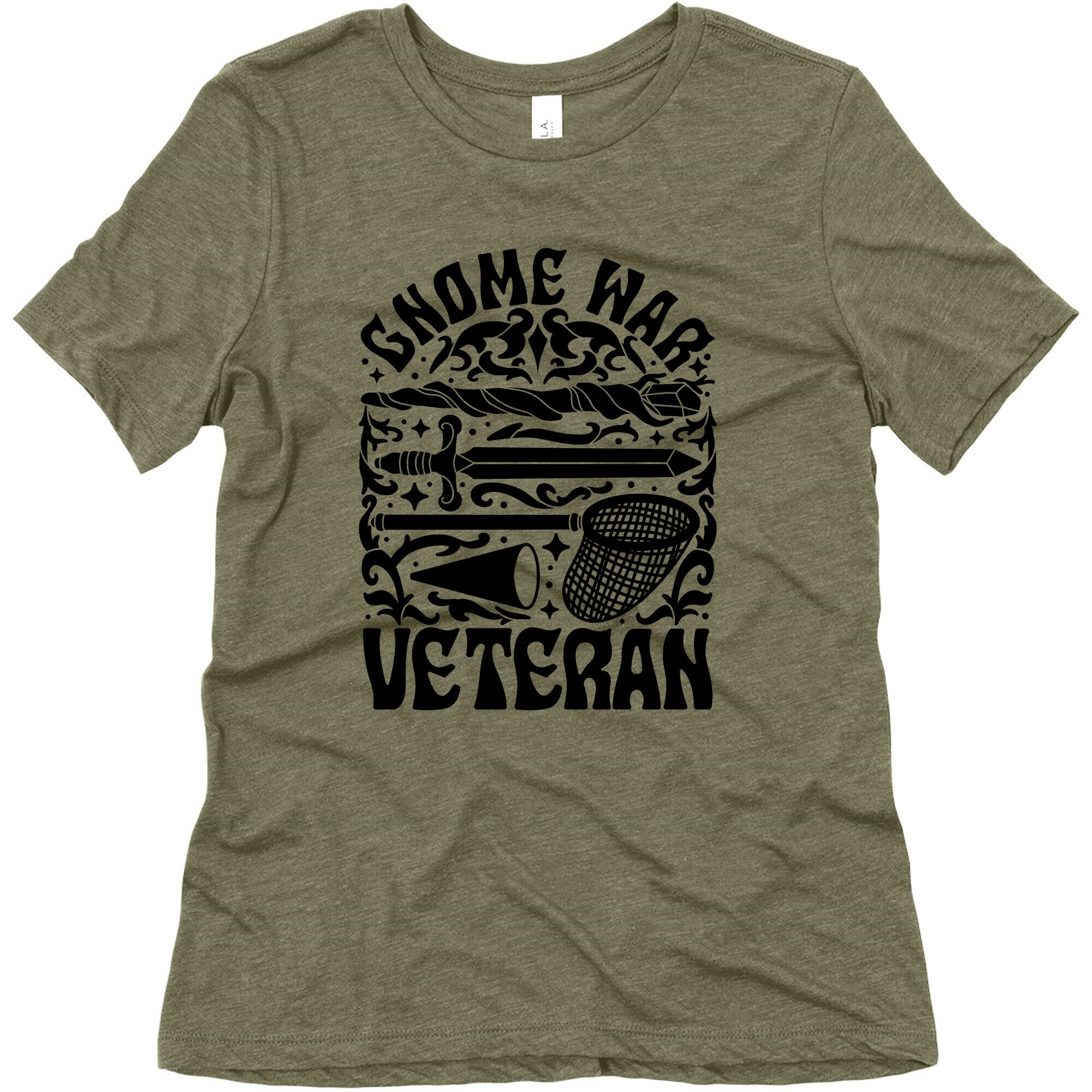 Gnome War Veteran Womens Triblend Tee