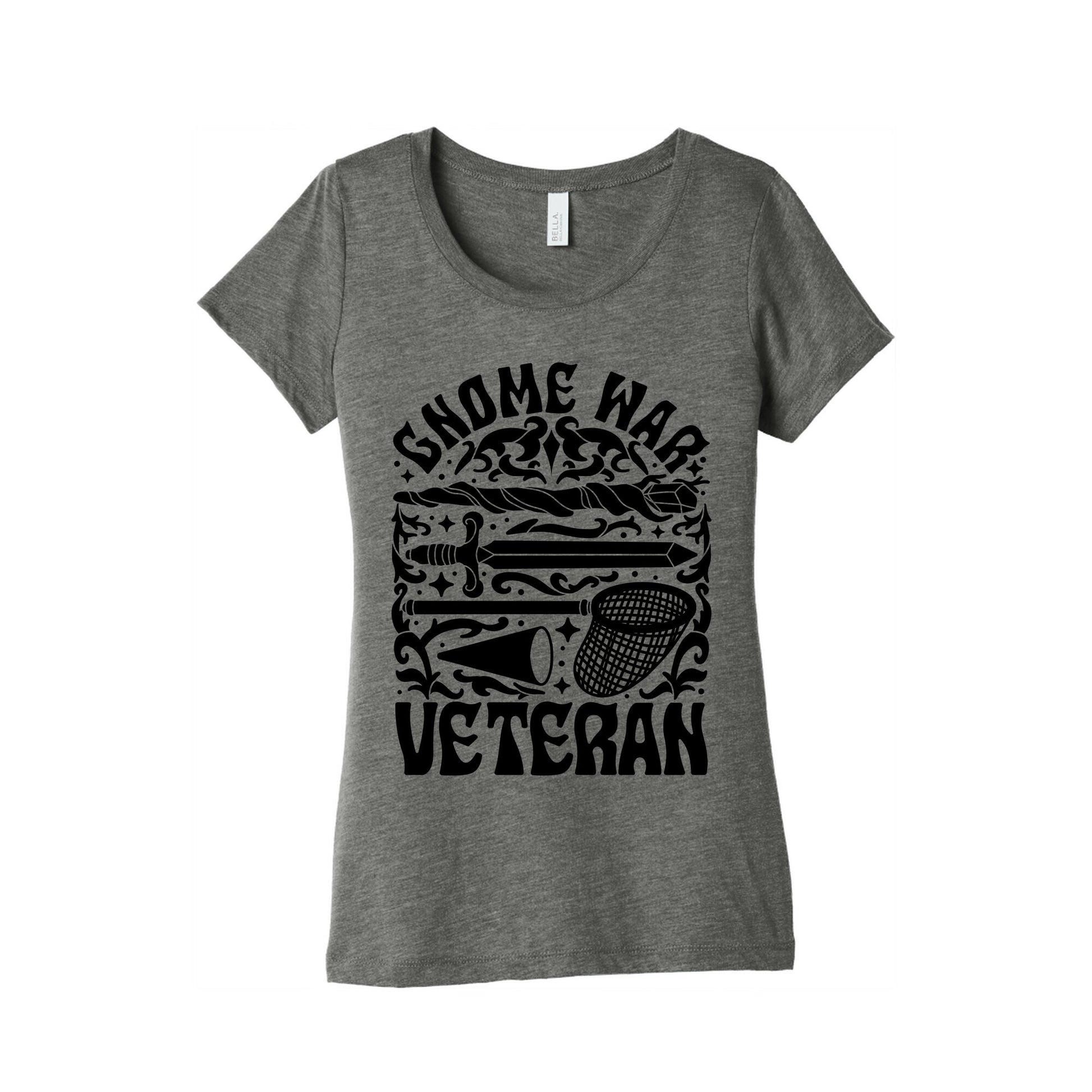 Gnome War Veteran Womens Triblend Tee