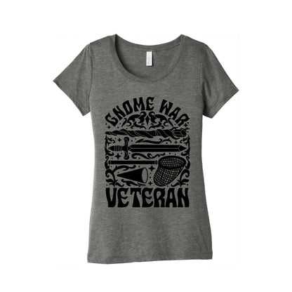 Gnome War Veteran Womens Triblend Tee