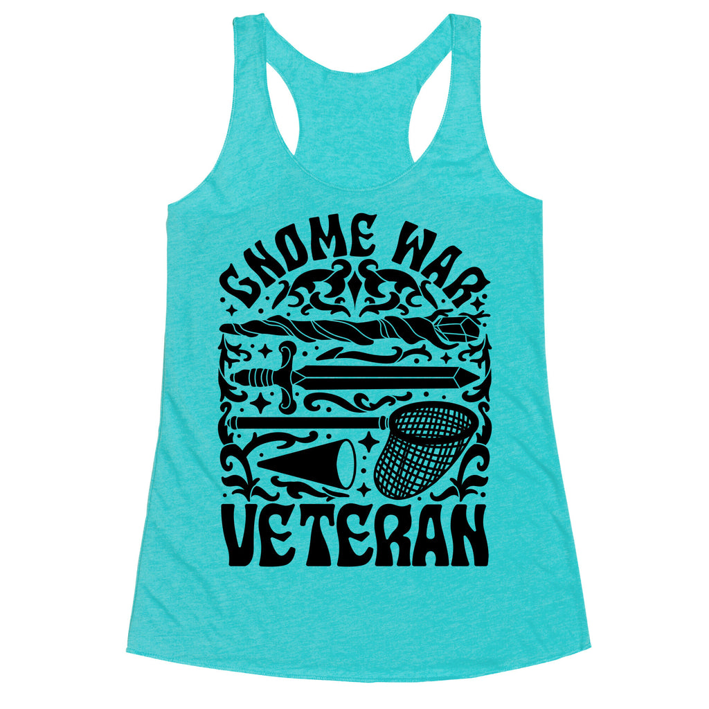 Gnome War Veteran Racerback Tank