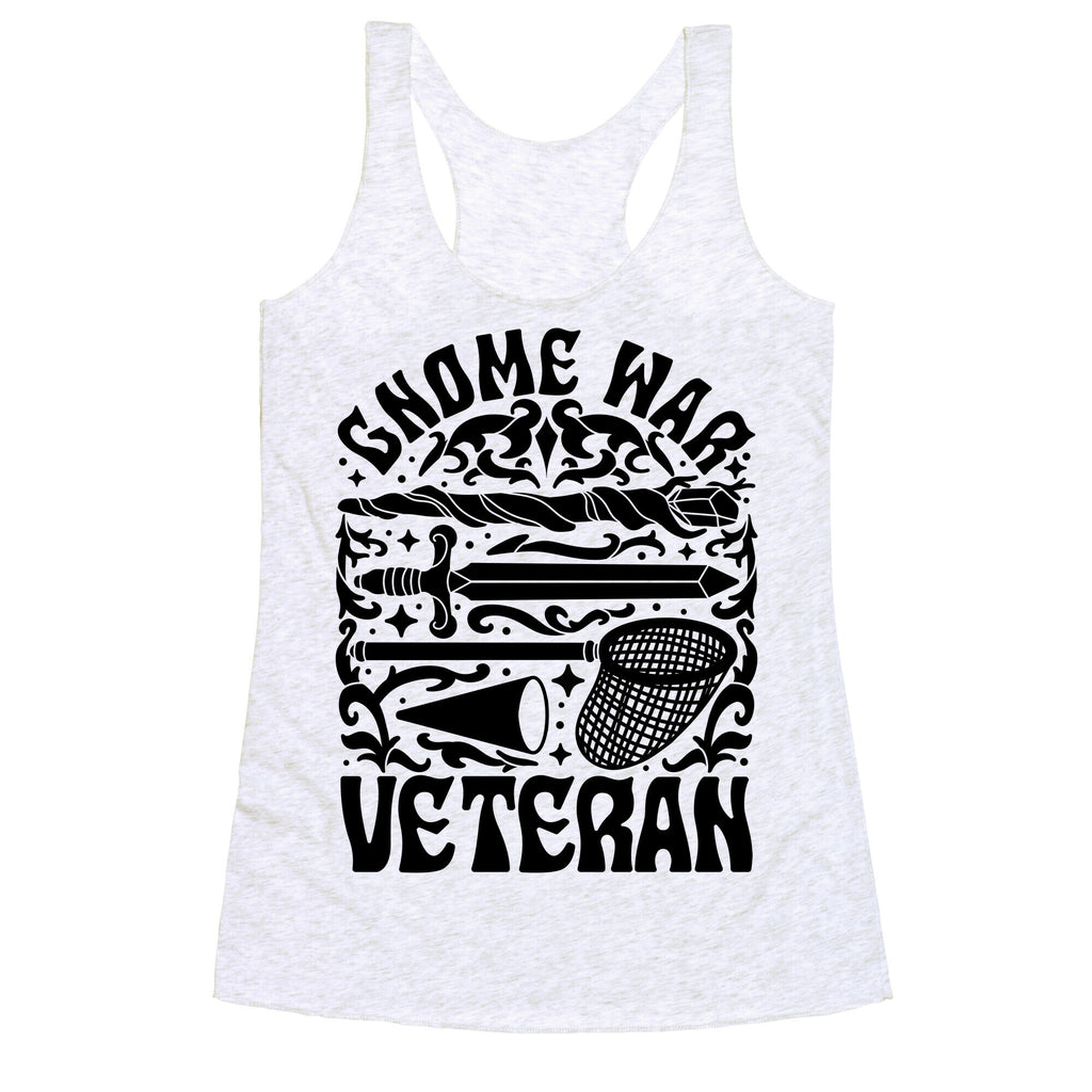 Gnome War Veteran Racerback Tank