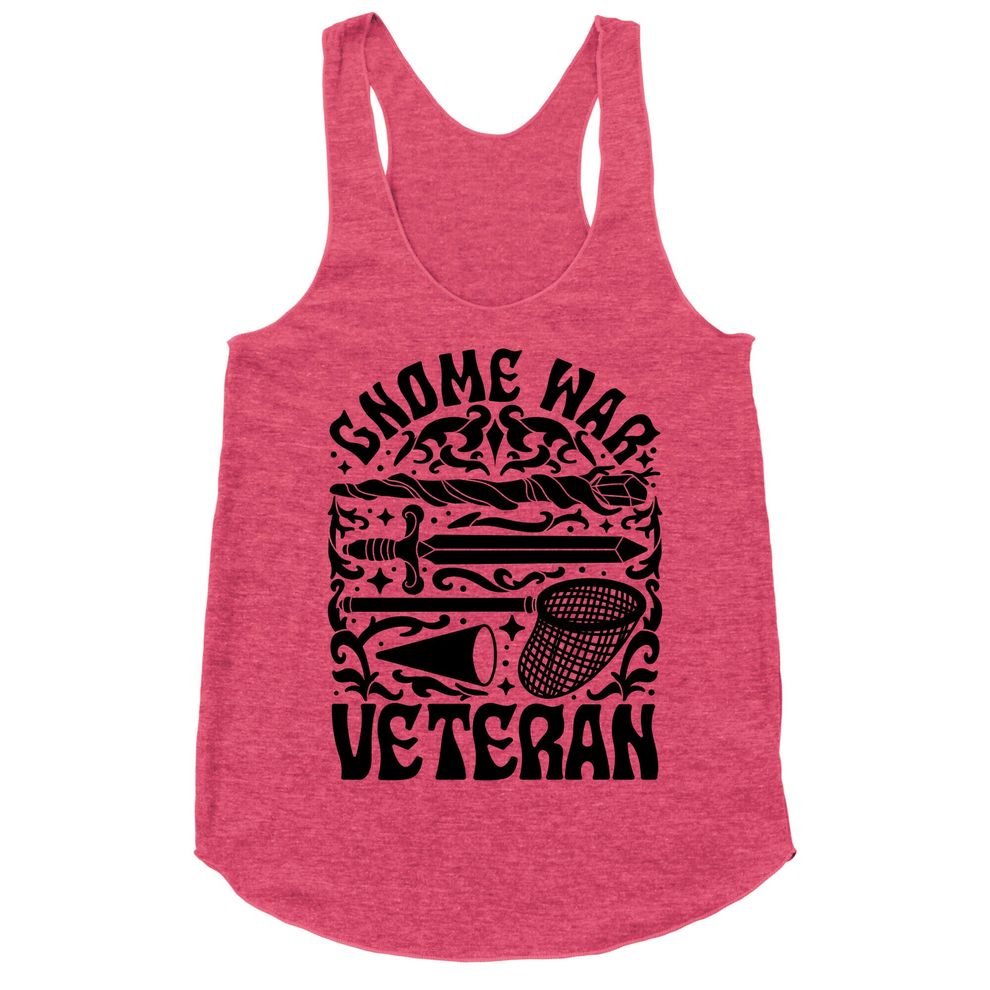 Gnome War Veteran Racerback Tank