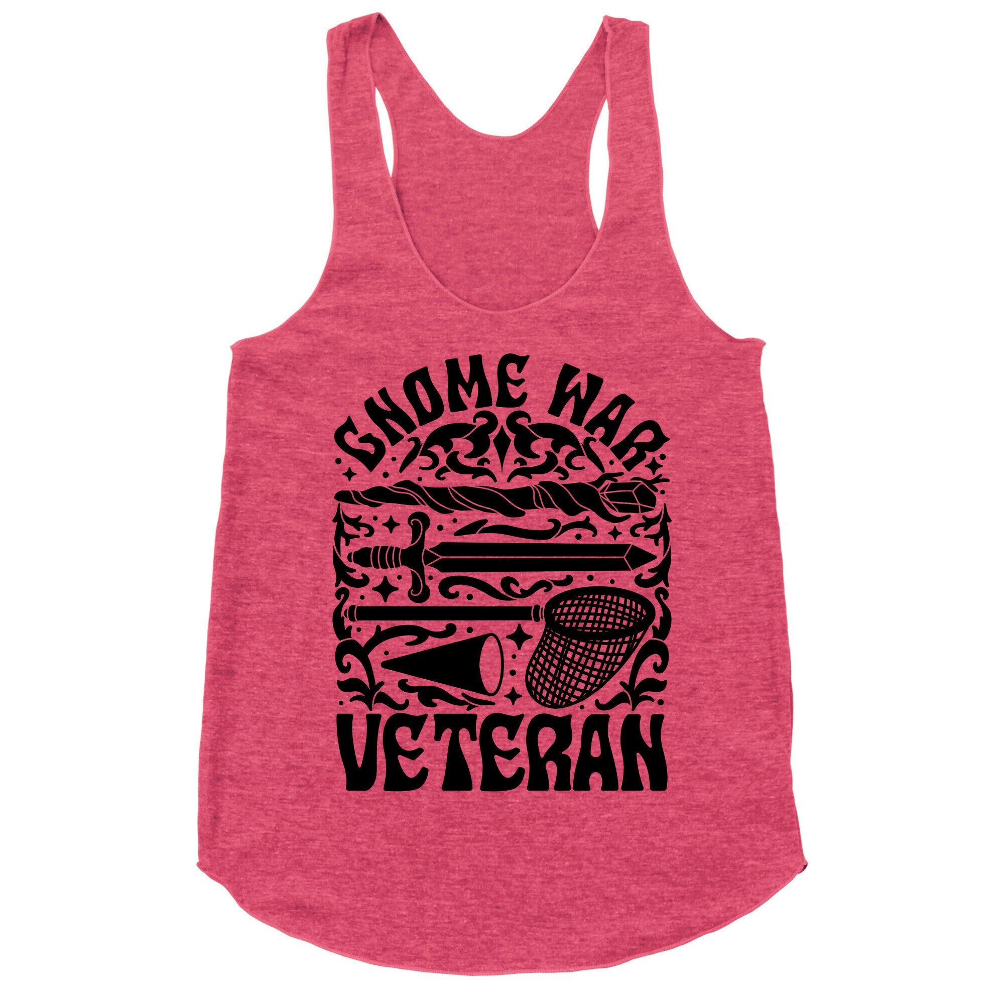 Gnome War Veteran Racerback Tank