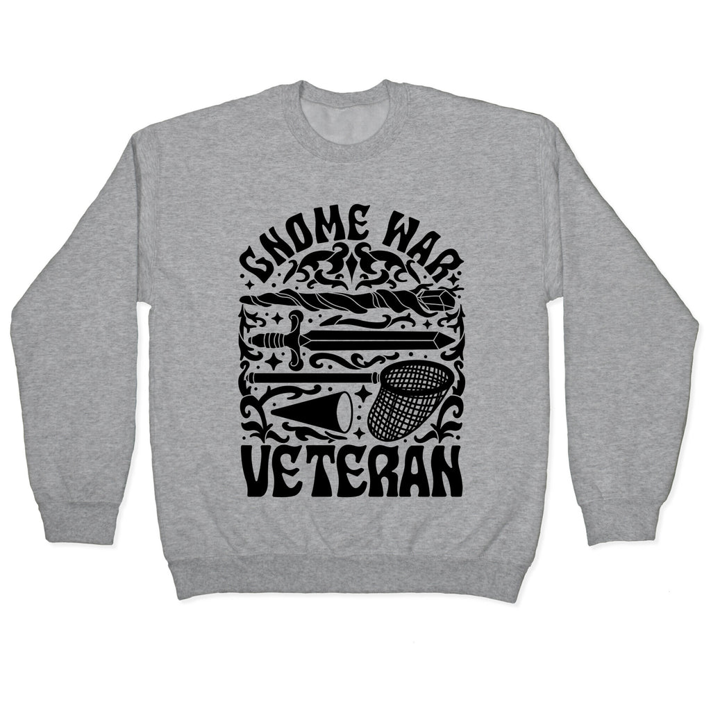 Gnome War Veteran Crewneck Sweatshirt