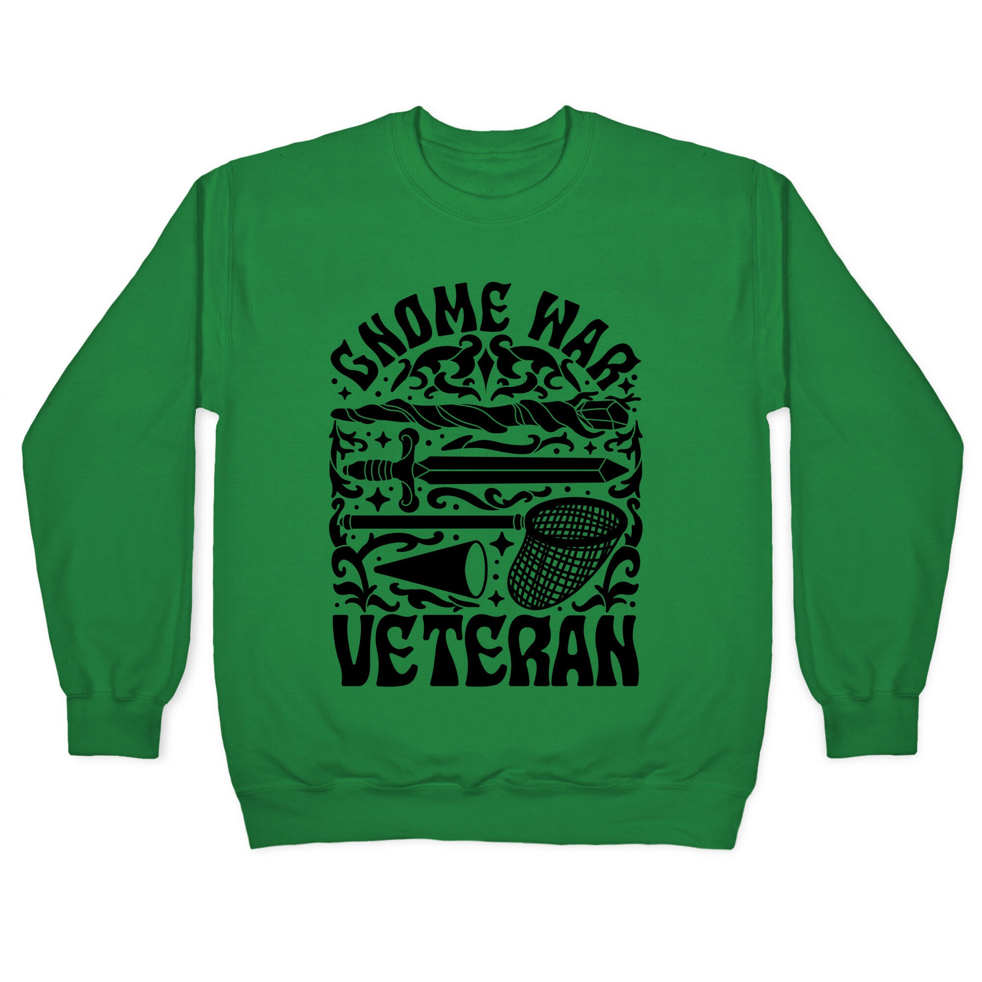 Gnome War Veteran Crewneck Sweatshirt