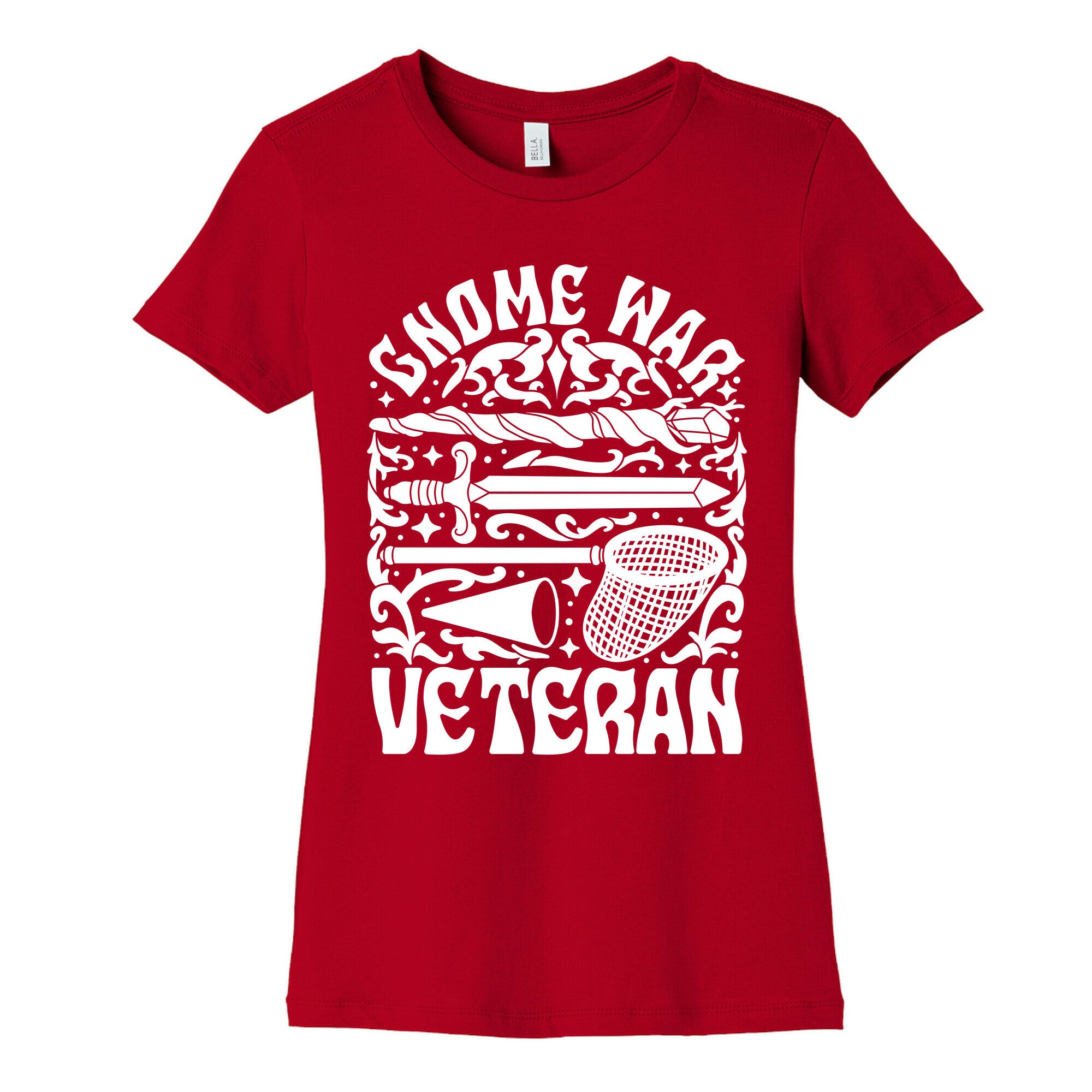 Gnome War Veteran Womens Cotton Tee