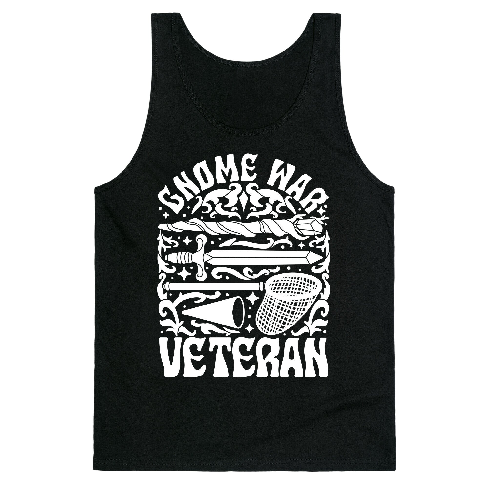 Gnome War Veteran Tank Top