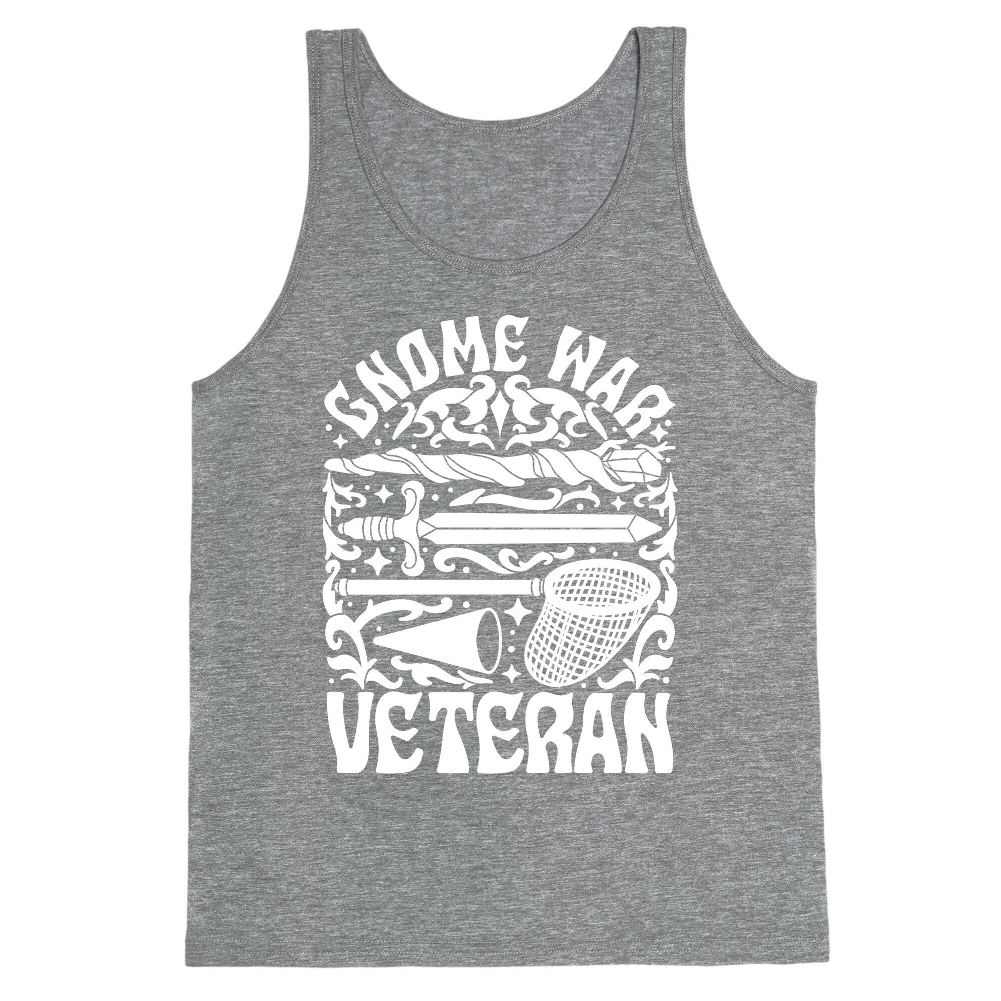 Gnome War Veteran Tank Top