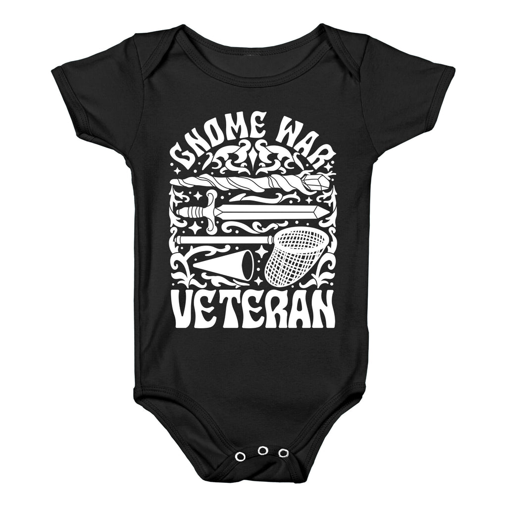 Gnome War Veteran Baby One-Piece
