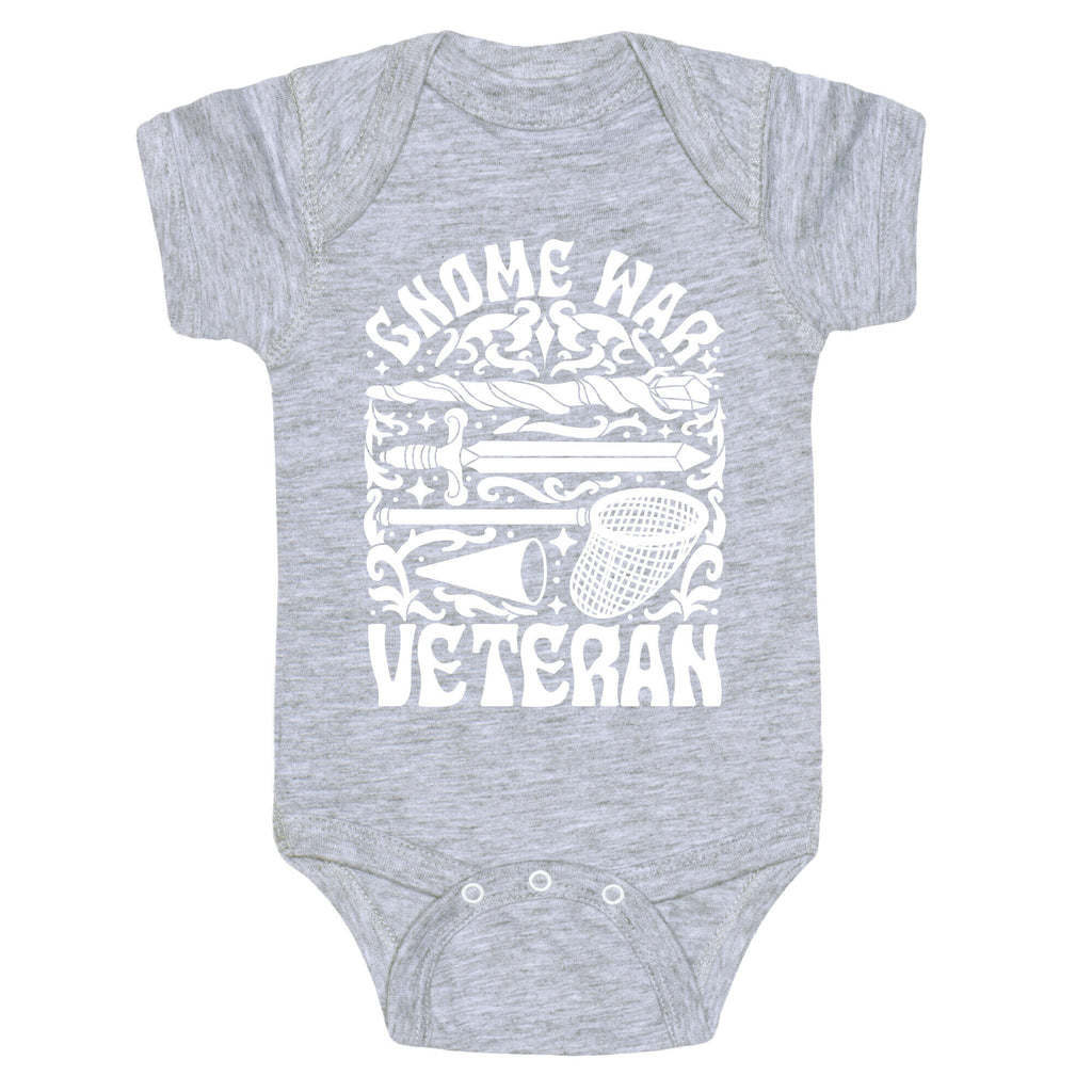 Gnome War Veteran Baby One-Piece
