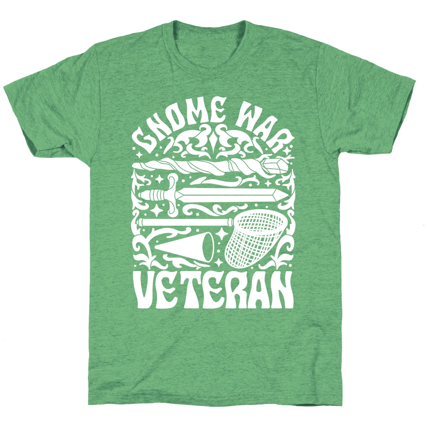 Gnome War Veteran Unisex Triblend Tee