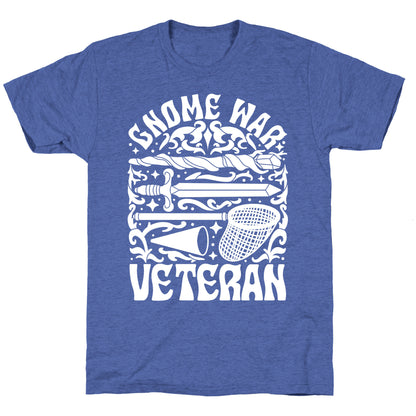 Gnome War Veteran Unisex Triblend Tee